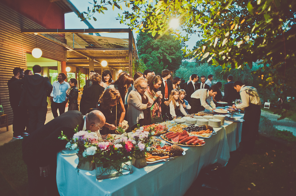 Il buffet nel parco